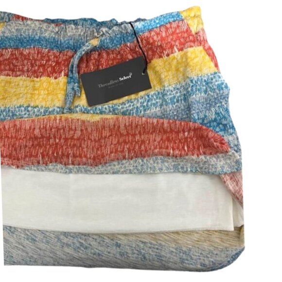 Threadless Select Rainbow Mini Skirt NWT Pockets Small - Picture 7 of 12